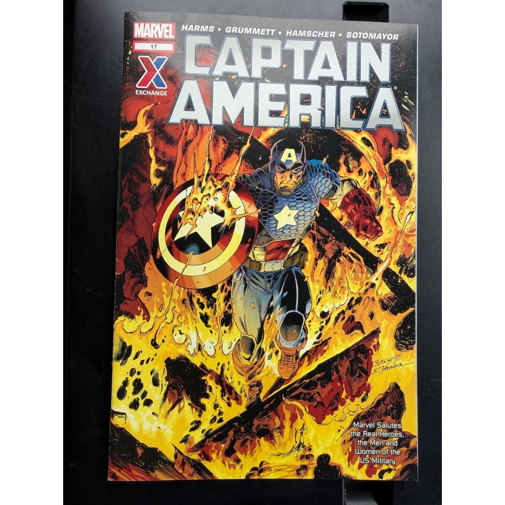 Captain America Divide and Conquer 2014 Marvel AAFES 17th Ed. Military Giveaway